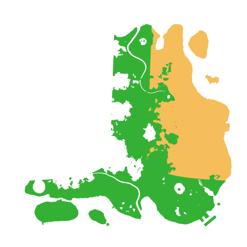 Biome Rust Map: Procedural Map, Size: 3500, Seed: 526188669