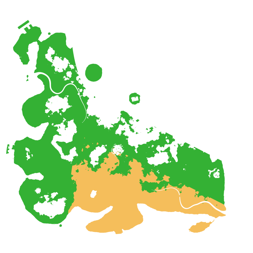 Biome Rust Map: Procedural Map, Size: 4000, Seed: 7586973