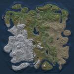 Thumbnail Rust Map: Procedural Map, Size: 4250, Seed: 867507665, 15 Monuments
