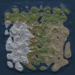 Thumbnail Rust Map: Procedural Map, Size: 4500, Seed: 135641612, 16 Monuments