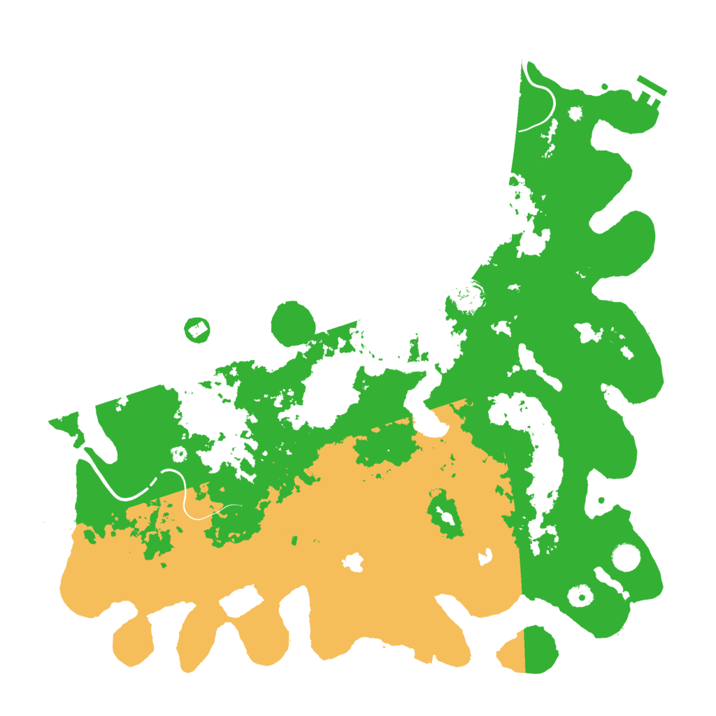 Biome Rust Map: Procedural Map, Size: 4500, Seed: 924691375