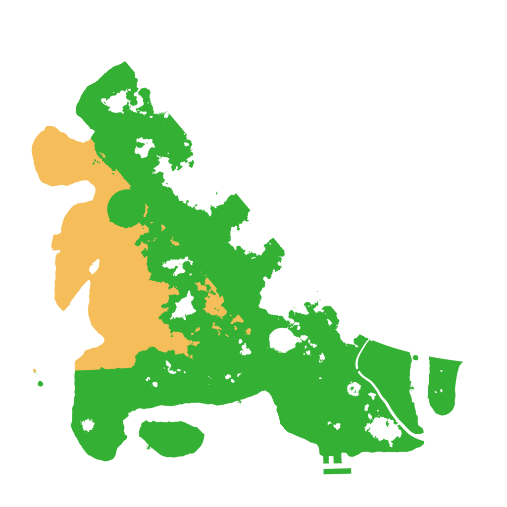 Biome Rust Map: Procedural Map, Size: 3700, Seed: 1090352095