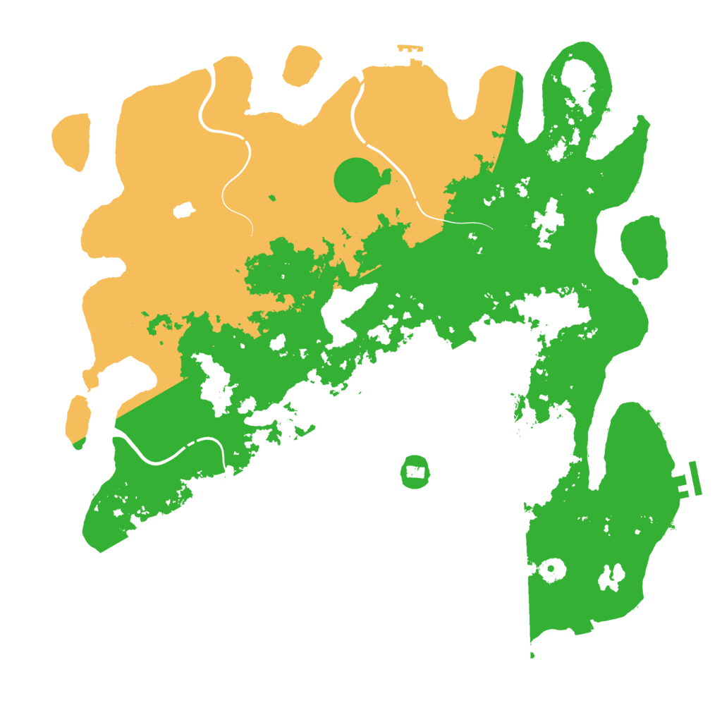 Biome Rust Map: Procedural Map, Size: 4250, Seed: 342975792