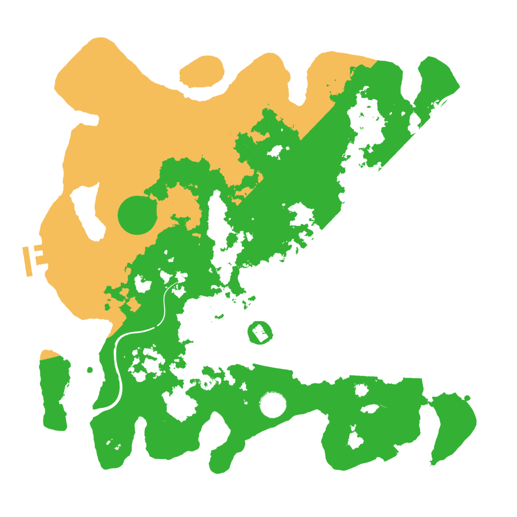 Biome Rust Map: Procedural Map, Size: 3500, Seed: 863297038