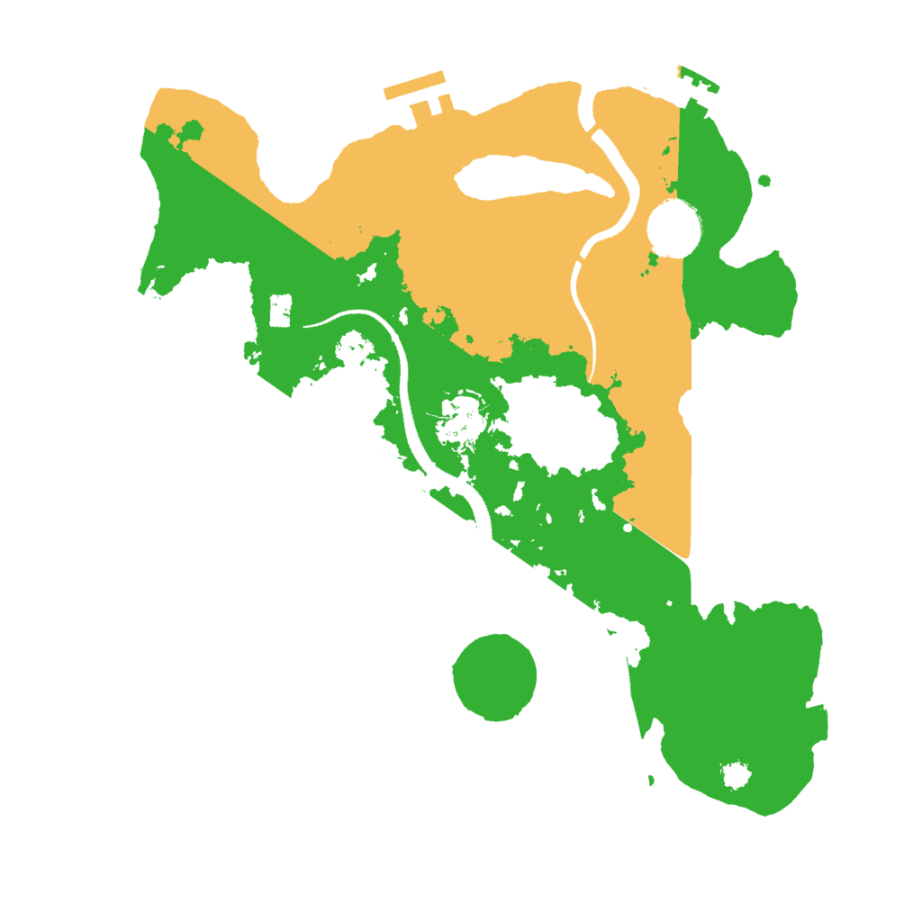 Biome Rust Map: Procedural Map, Size: 3000, Seed: 995074496