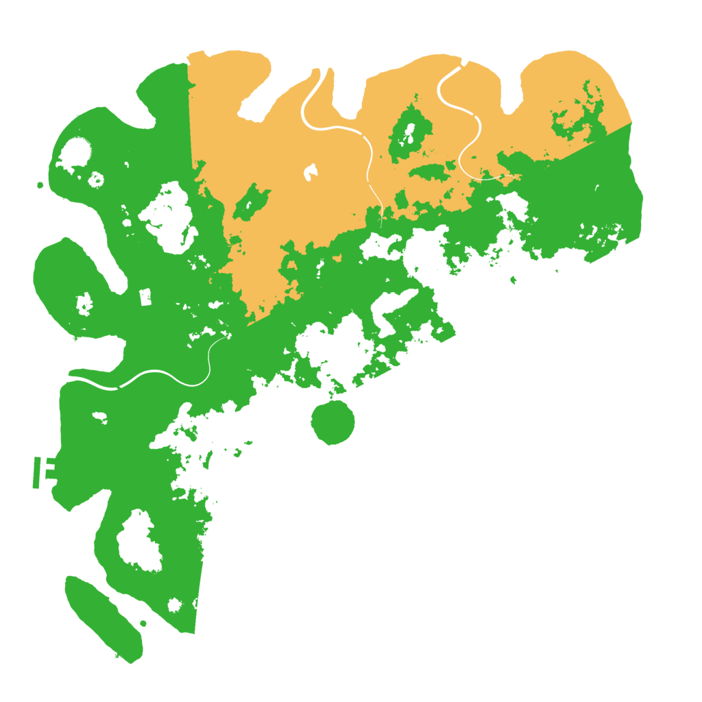 Biome Rust Map: Procedural Map, Size: 4500, Seed: 790264004