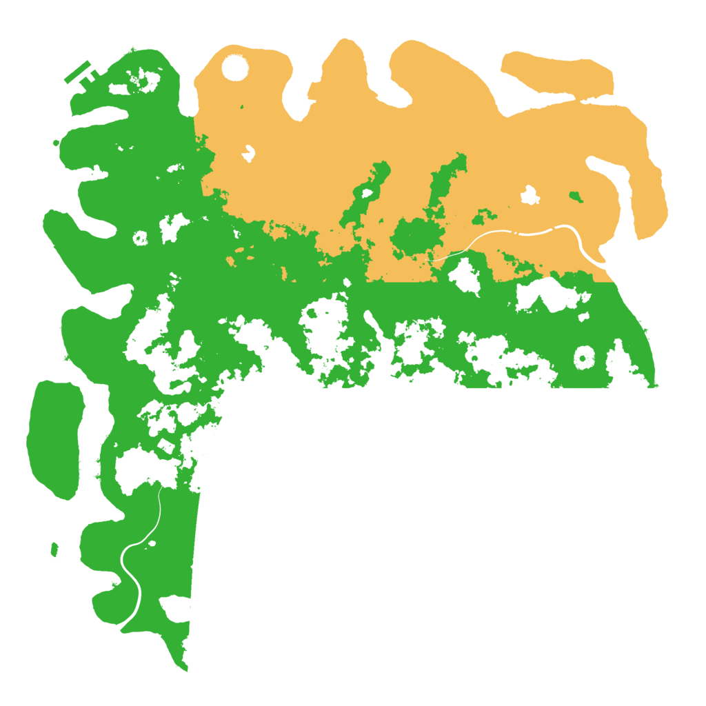 Biome Rust Map: Procedural Map, Size: 4650, Seed: 198015183