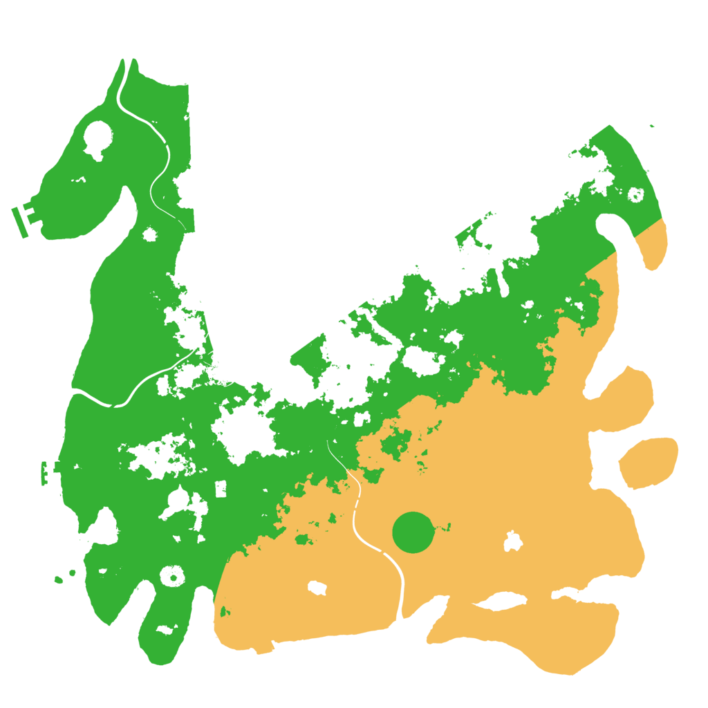 Biome Rust Map: Procedural Map, Size: 4500, Seed: 386405682
