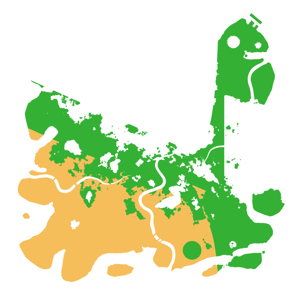 Biome Rust Map: Procedural Map, Size: 4250, Seed: 33988812