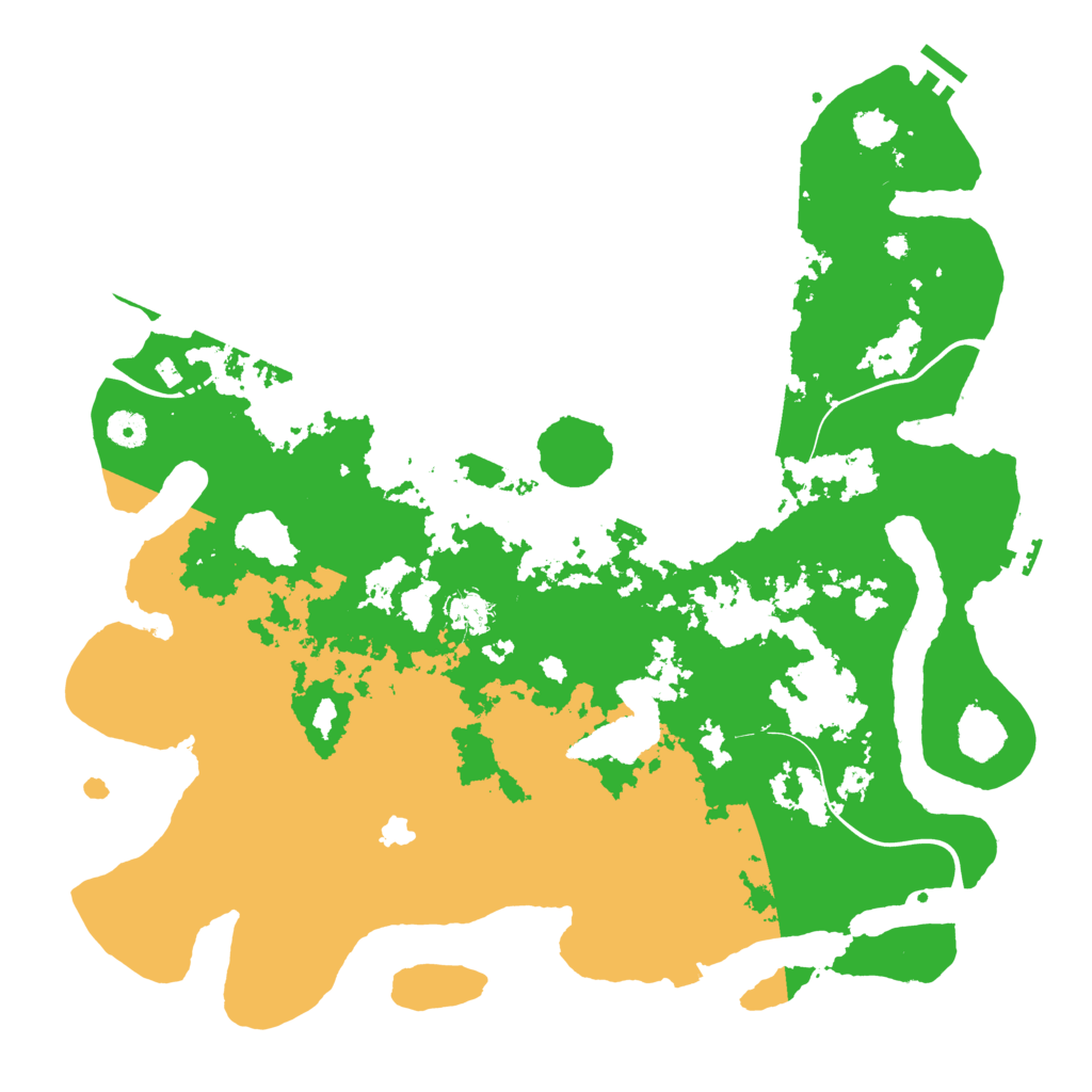 Biome Rust Map: Procedural Map, Size: 4250, Seed: 33988812