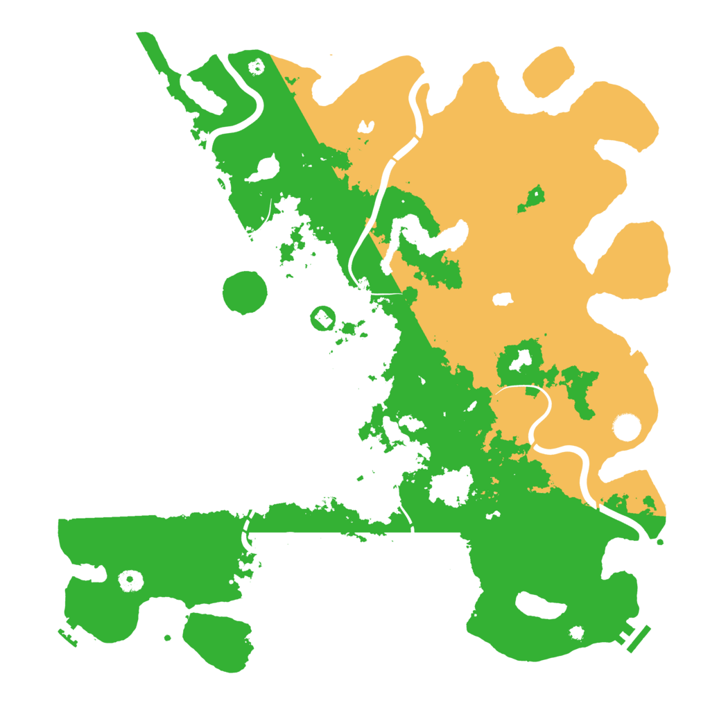 Biome Rust Map: Procedural Map, Size: 4500, Seed: 649861369
