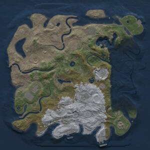 Thumbnail Rust Map: Procedural Map, Size: 4250, Seed: 1378521504, 16 Monuments