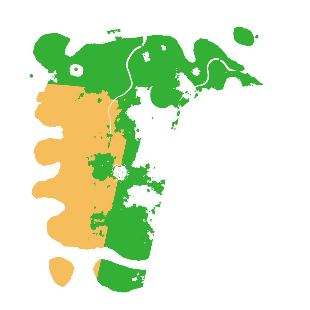 Biome Rust Map: Procedural Map, Size: 3500, Seed: 605518955