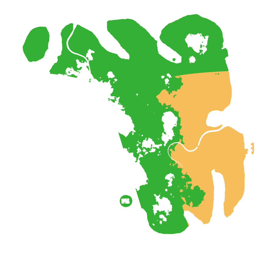 Biome Rust Map: Procedural Map, Size: 3500, Seed: 1012458813