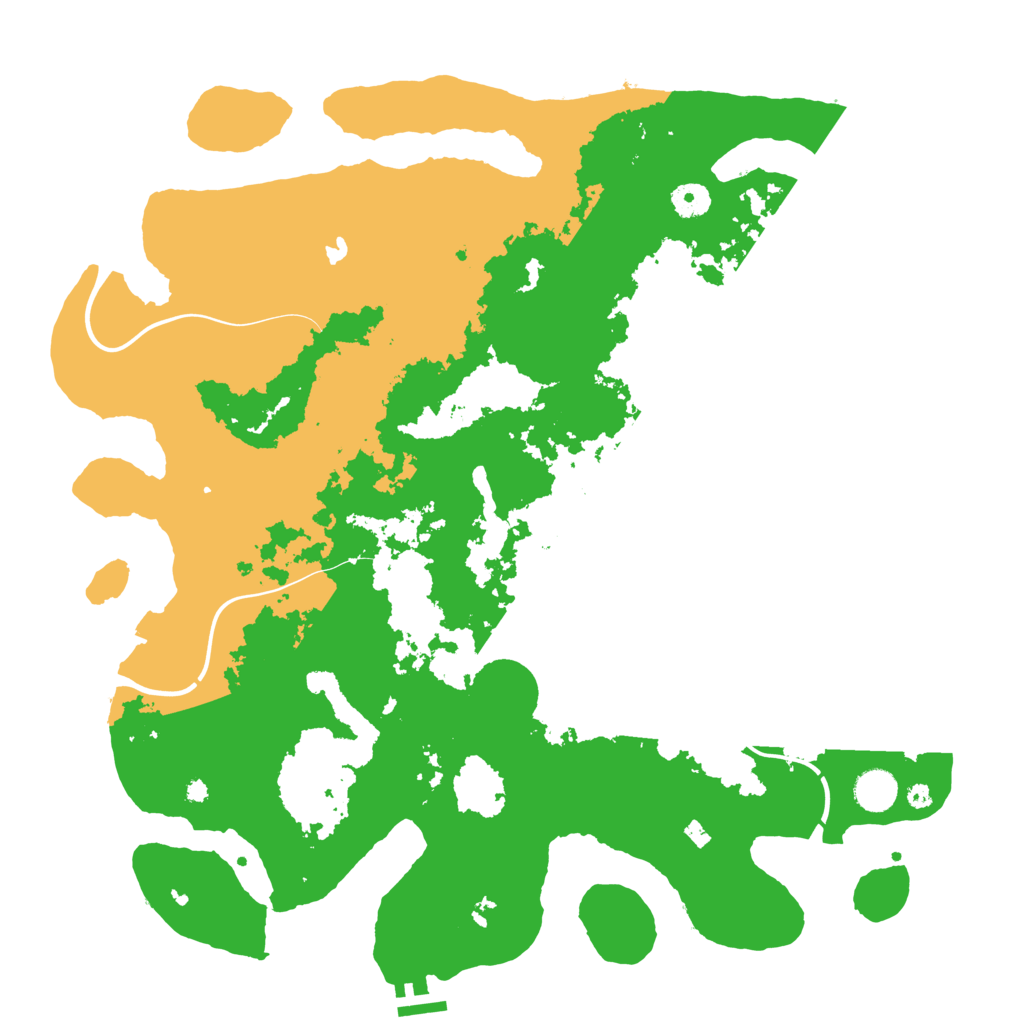 Biome Rust Map: Procedural Map, Size: 4201, Seed: 466310247