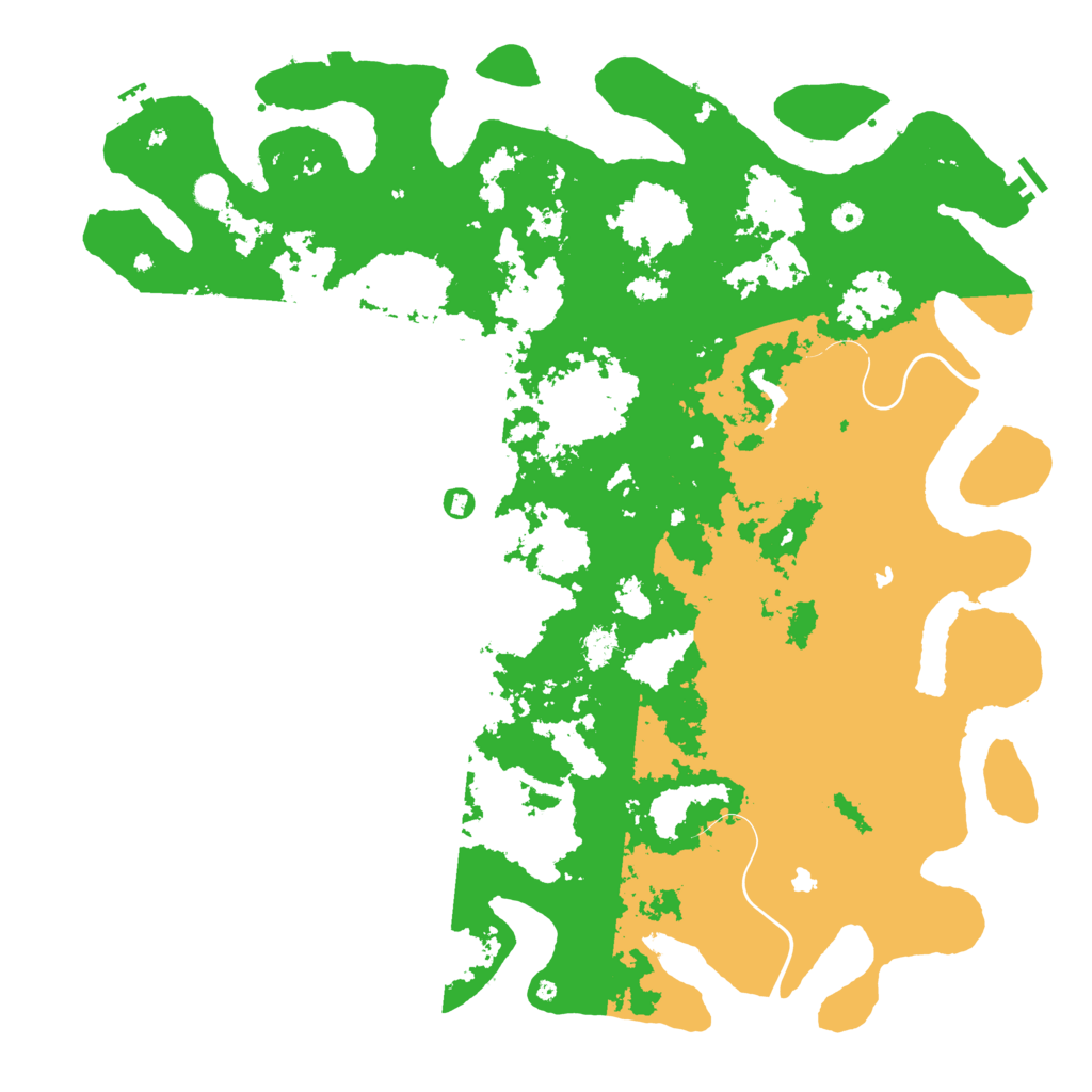 Biome Rust Map: Procedural Map, Size: 5500, Seed: 123987