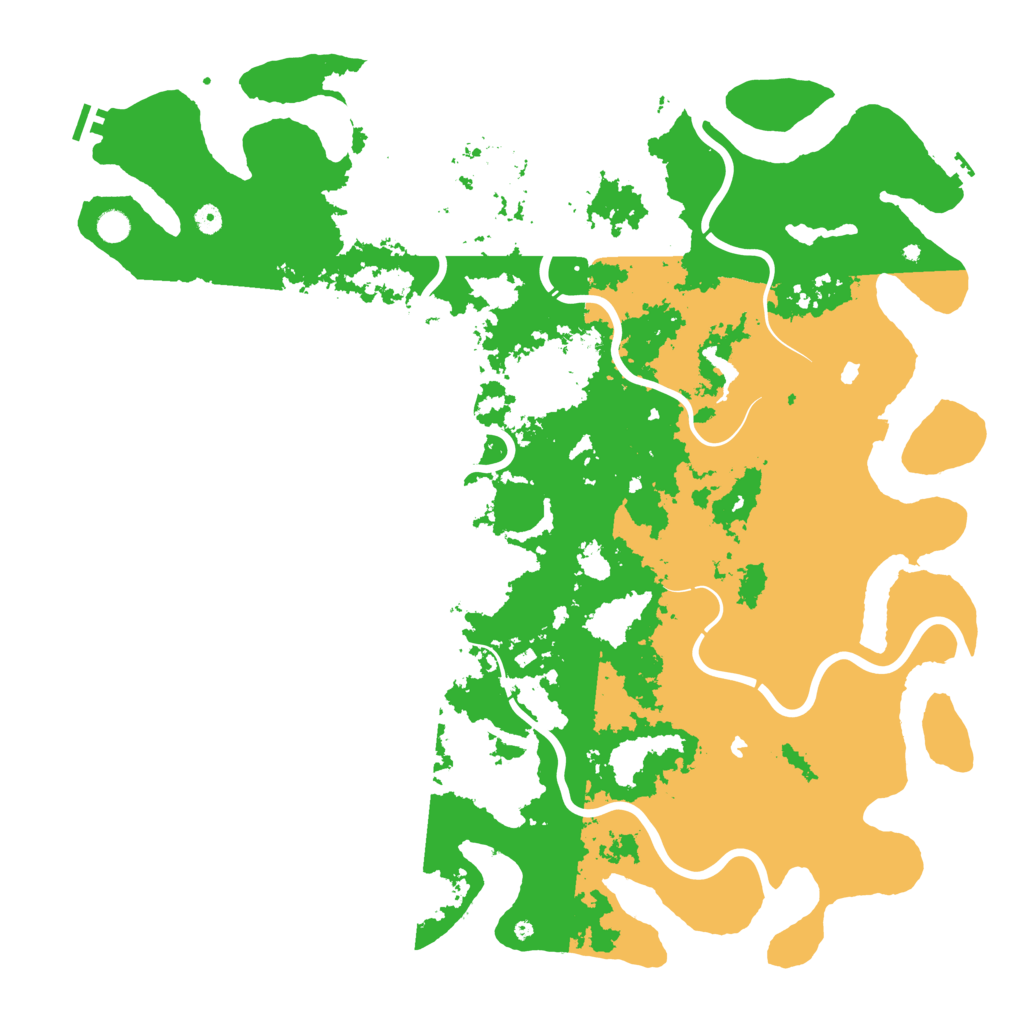 Biome Rust Map: Procedural Map, Size: 5500, Seed: 123987