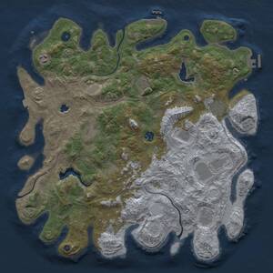 Thumbnail Rust Map: Procedural Map, Size: 4250, Seed: 74858964, 16 Monuments
