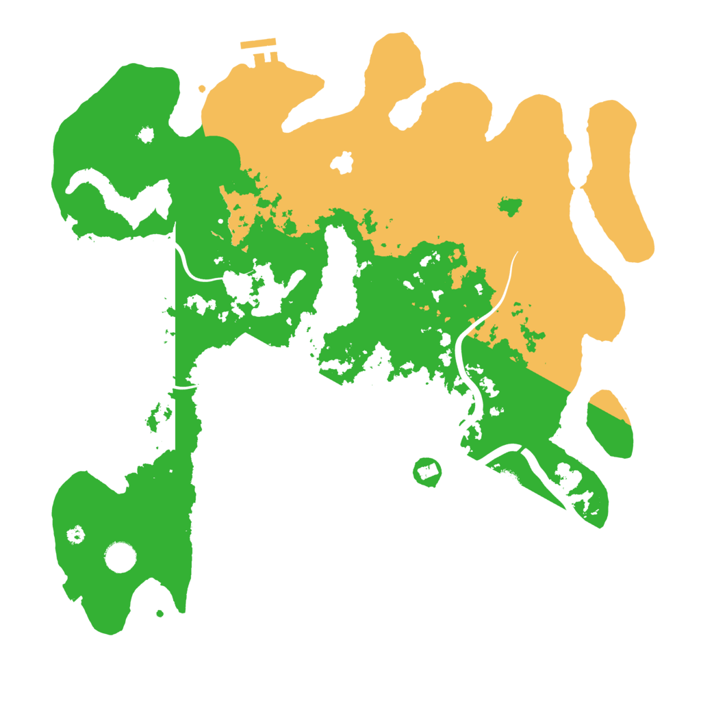 Biome Rust Map: Procedural Map, Size: 4000, Seed: 152025