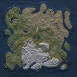 Thumbnail Rust Map: Procedural Map, Size: 4000, Seed: 152025, 14 Monuments