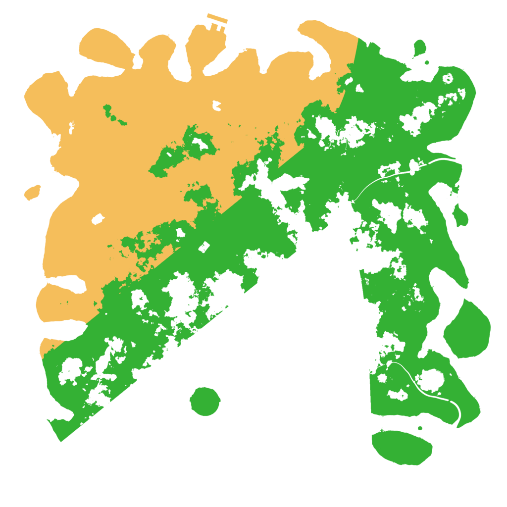 Biome Rust Map: Procedural Map, Size: 4900, Seed: 1498469579