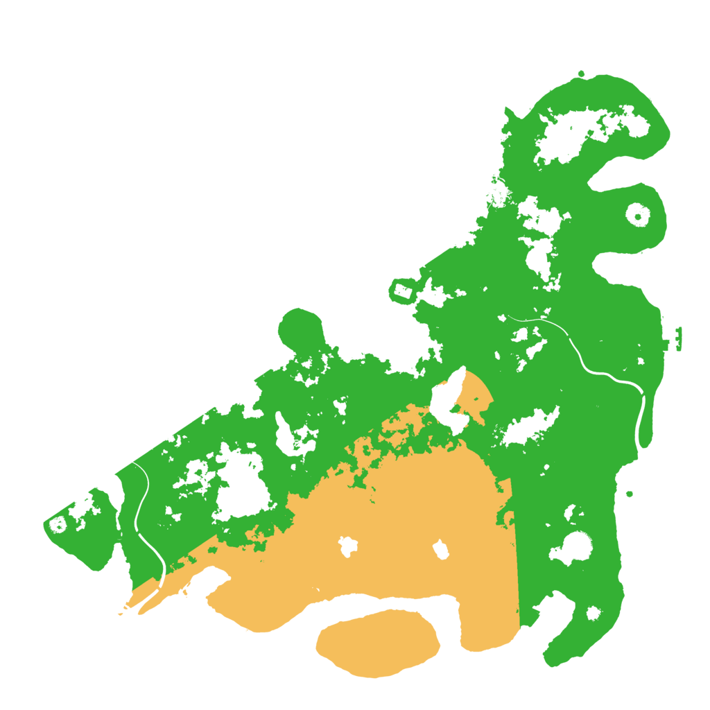 Biome Rust Map: Procedural Map, Size: 4500, Seed: 1366823092