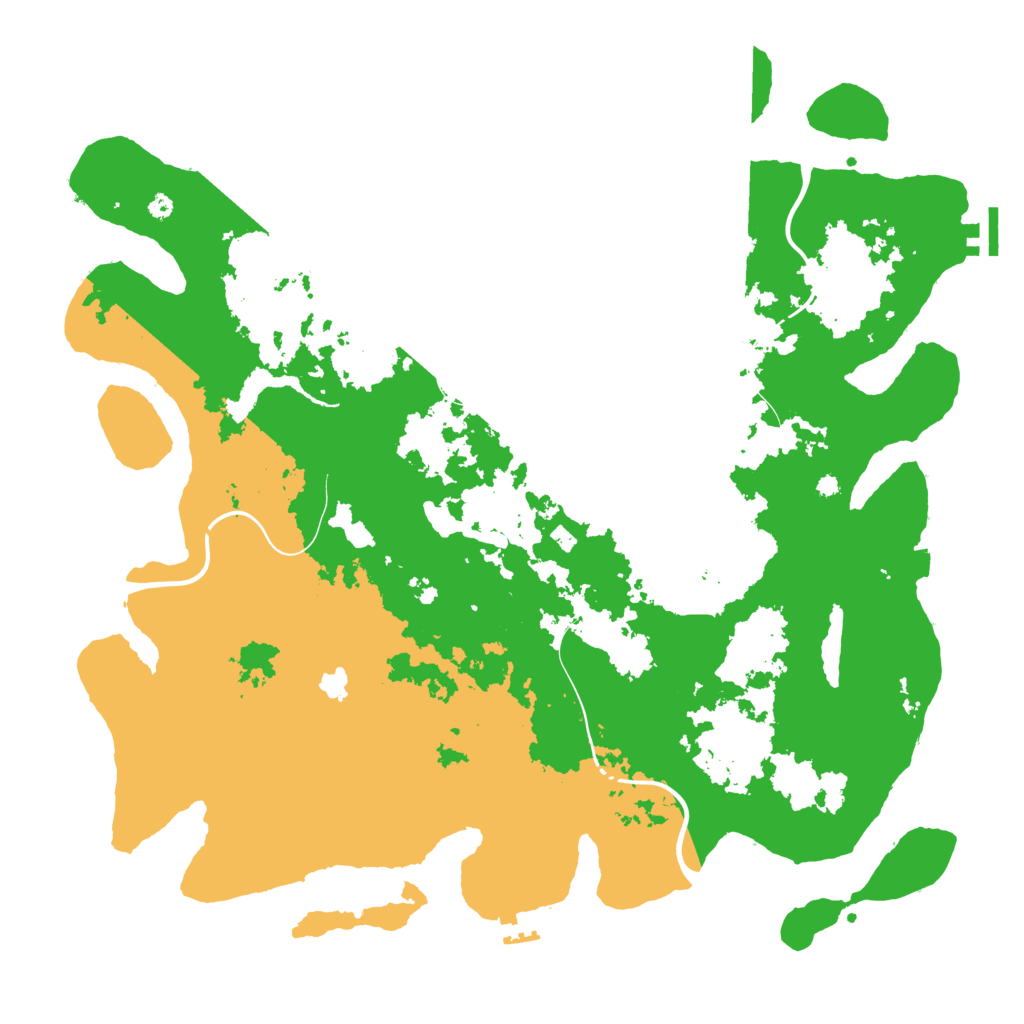 Biome Rust Map: Procedural Map, Size: 4250, Seed: 54068886