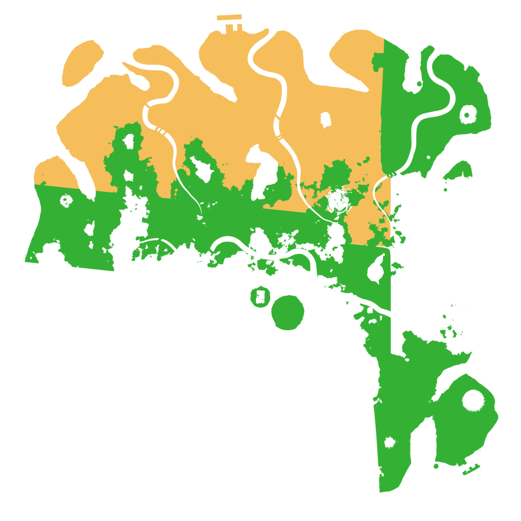 Biome Rust Map: Procedural Map, Size: 4250, Seed: 645609060