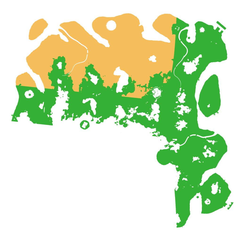 Biome Rust Map: Procedural Map, Size: 4250, Seed: 645609060