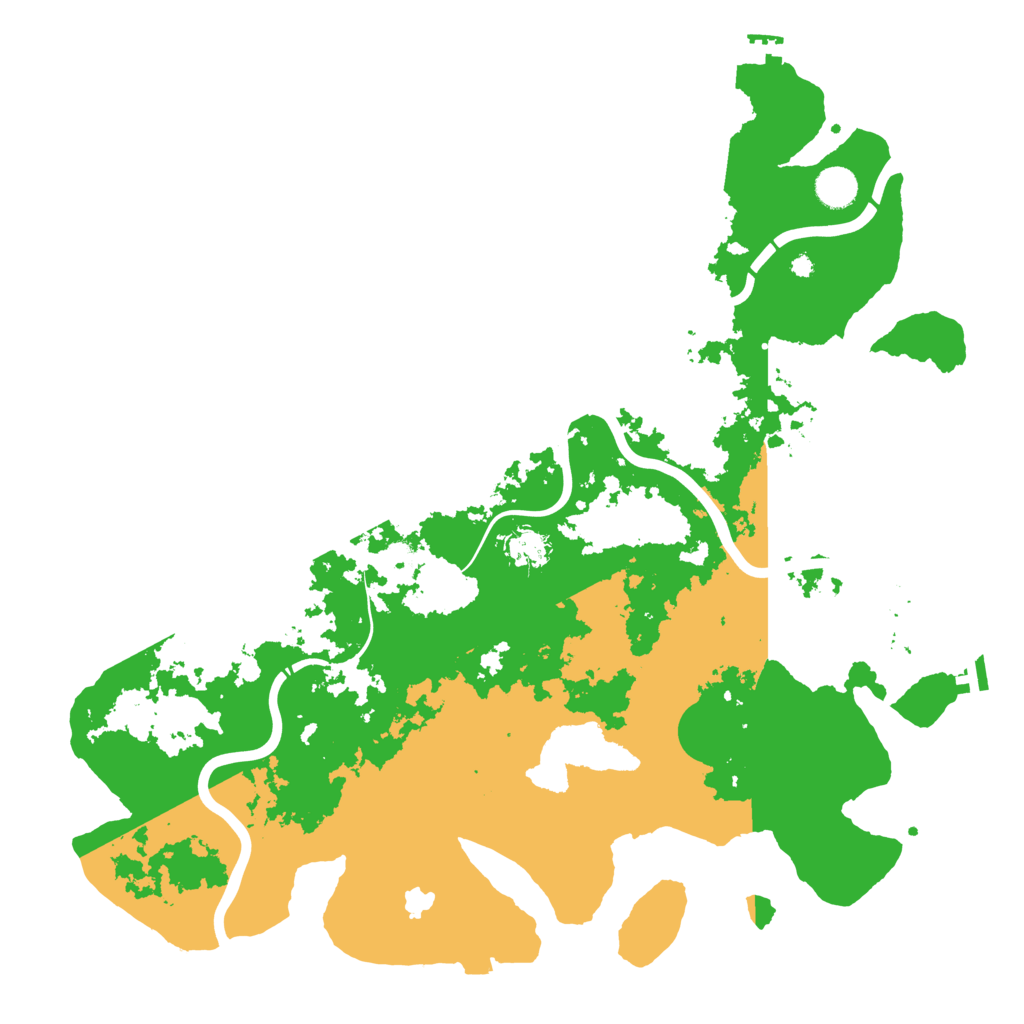 Biome Rust Map: Procedural Map, Size: 4300, Seed: 2020467623