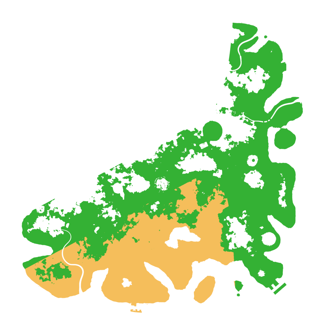 Biome Rust Map: Procedural Map, Size: 4300, Seed: 2020467623