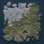 Thumbnail Rust Map: Procedural Map, Size: 4300, Seed: 2020467623, 15 Monuments