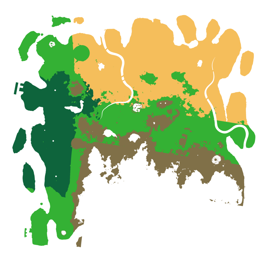 Biome Rust Map: Procedural Map, Size: 4500, Seed: 169420