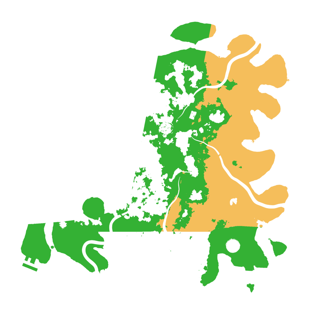 Biome Rust Map: Procedural Map, Size: 4000, Seed: 301831157