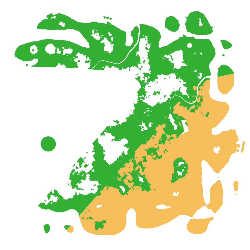 Biome Rust Map: Procedural Map, Size: 4500, Seed: 653245788