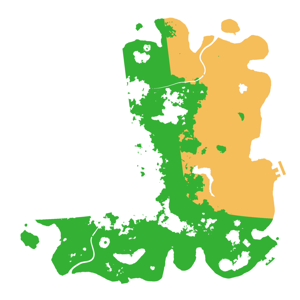 Biome Rust Map: Procedural Map, Size: 4200, Seed: 651476255