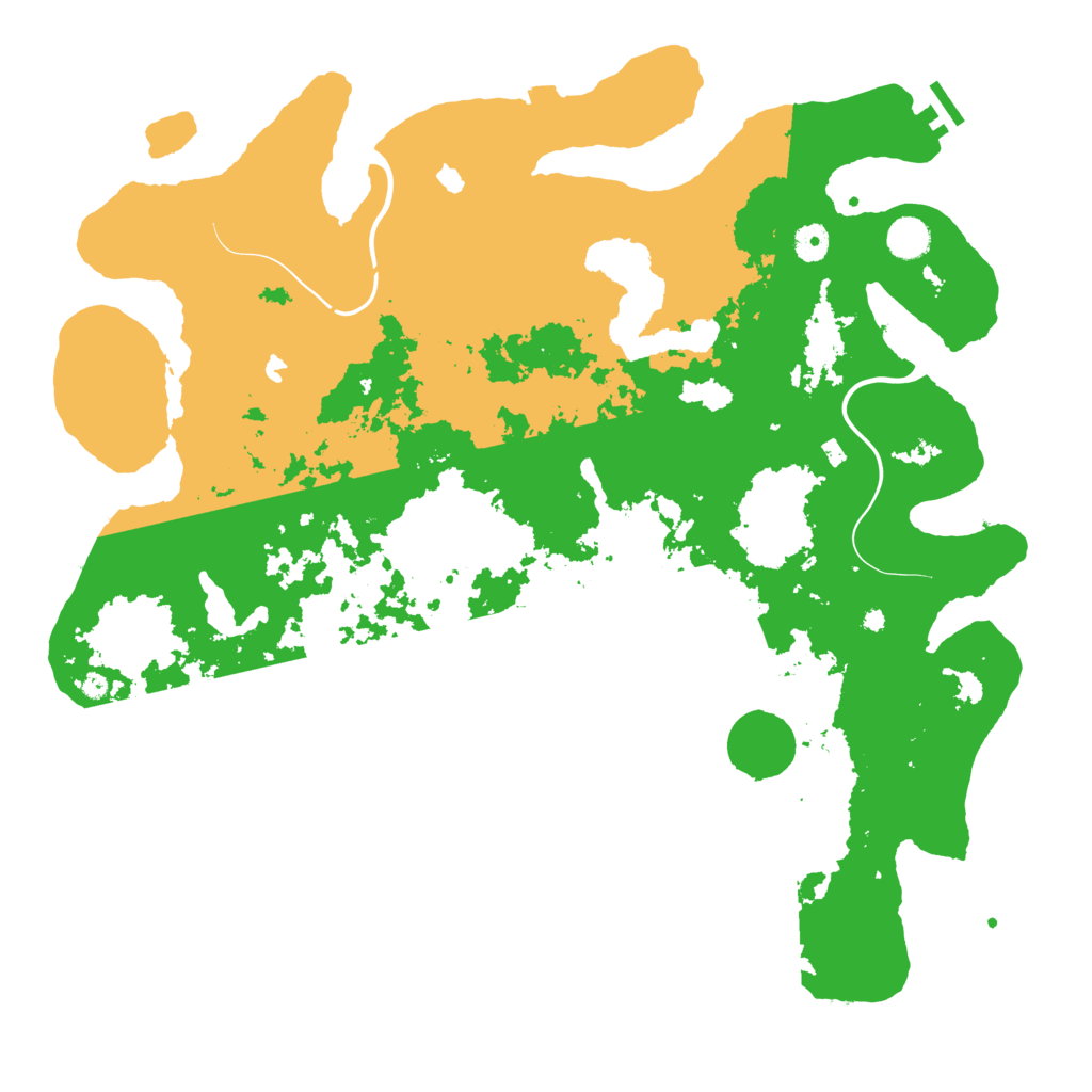 Biome Rust Map: Procedural Map, Size: 4500, Seed: 2010065403