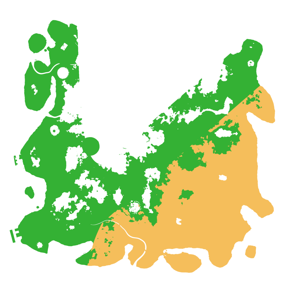 Biome Rust Map: Procedural Map, Size: 4500, Seed: 88398742