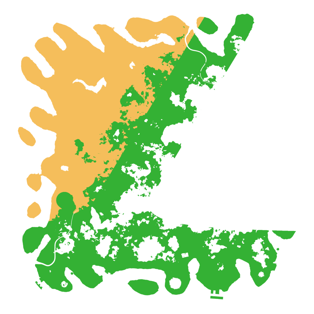 Biome Rust Map: Procedural Map, Size: 5000, Seed: 967200820