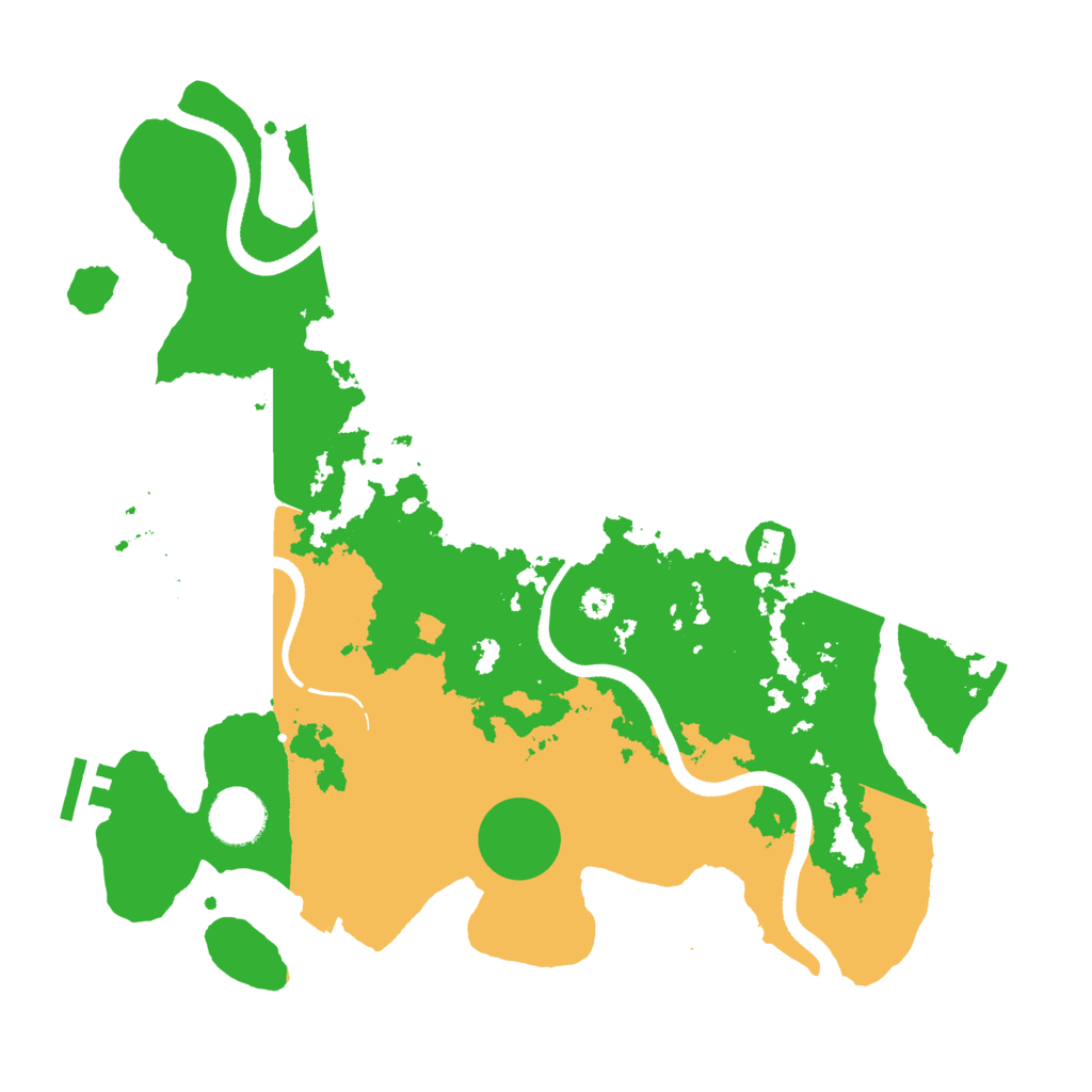 Biome Rust Map: Procedural Map, Size: 3500, Seed: 329887056