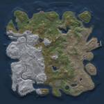 Thumbnail Rust Map: Procedural Map, Size: 4000, Seed: 37559948, 14 Monuments