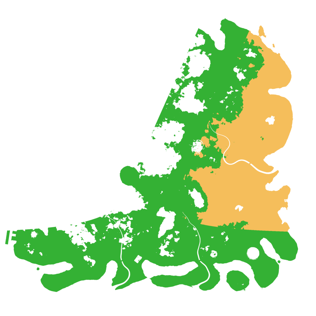 Biome Rust Map: Procedural Map, Size: 4500, Seed: 950498401