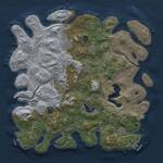 Thumbnail Rust Map: Procedural Map, Size: 4400, Seed: 851389684, 14 Monuments