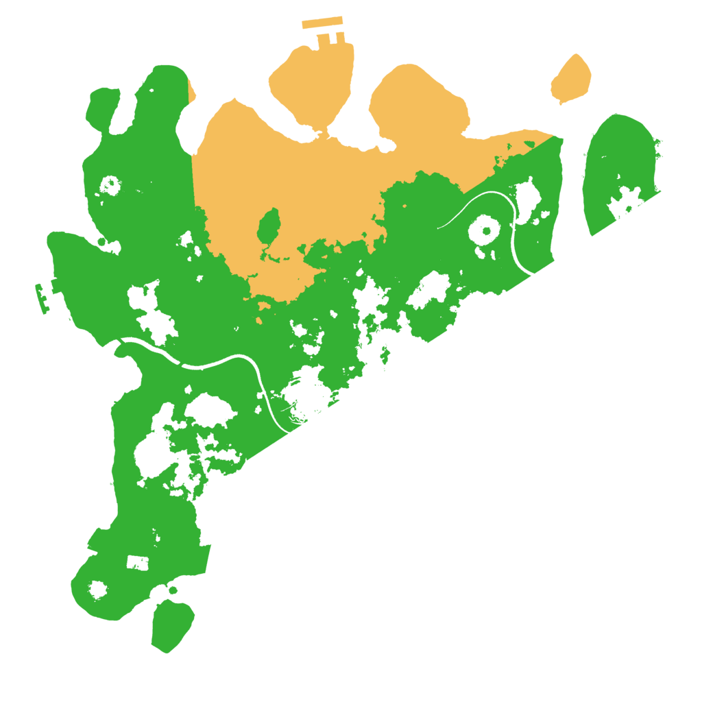 Biome Rust Map: Procedural Map, Size: 3500, Seed: 1785330644