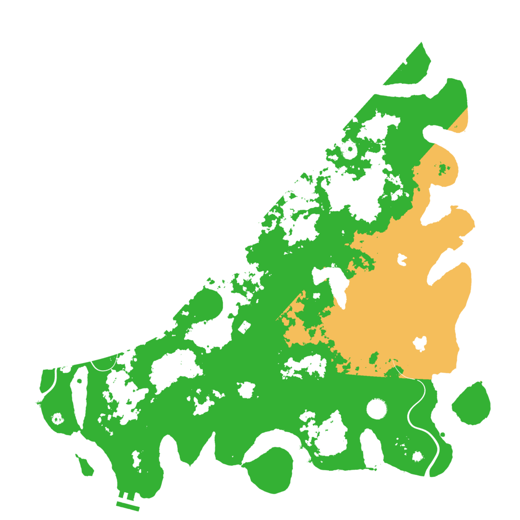 Biome Rust Map: Procedural Map, Size: 4500, Seed: 130194686