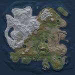 Thumbnail Rust Map: Procedural Map, Size: 3500, Seed: 286859502, 13 Monuments