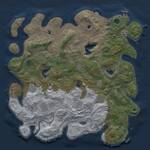 Thumbnail Rust Map: Procedural Map, Size: 4500, Seed: 1247381756, 15 Monuments