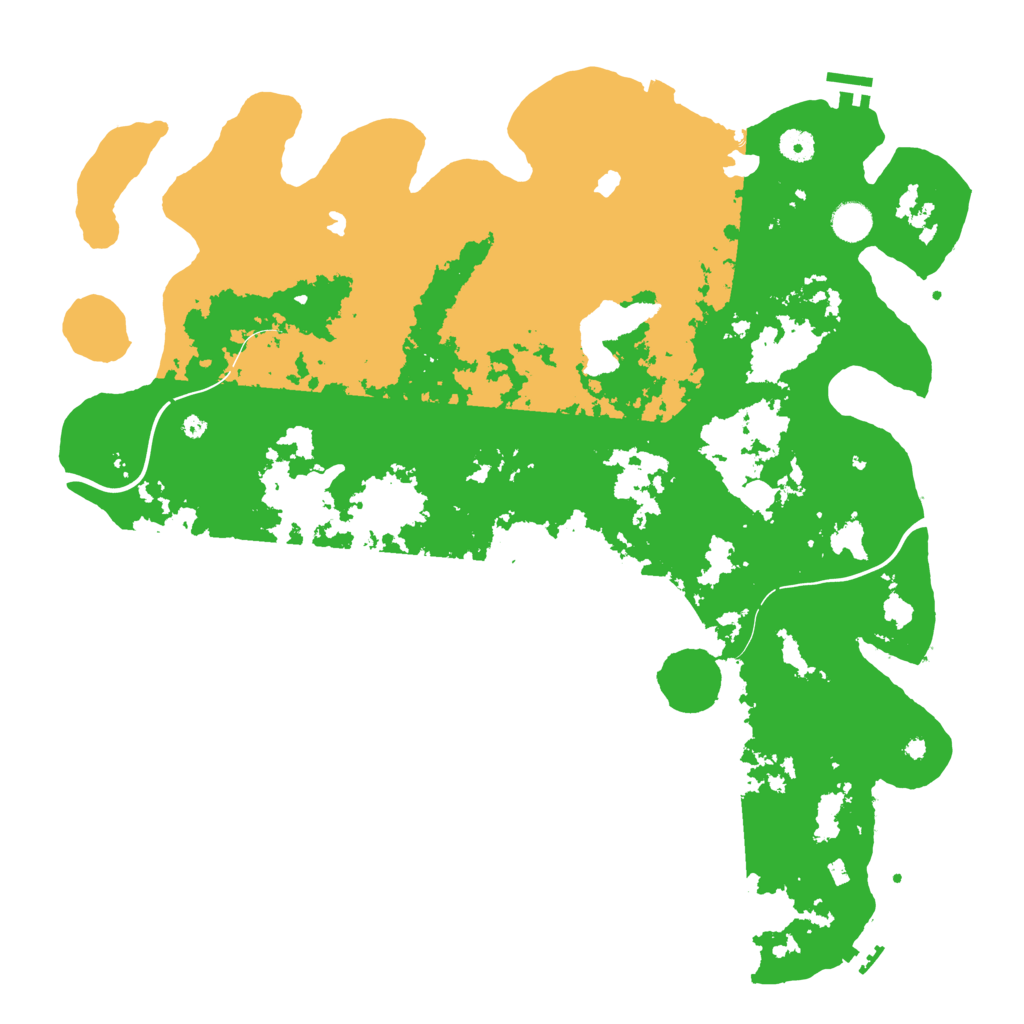 Biome Rust Map: Procedural Map, Size: 4500, Seed: 1247381756