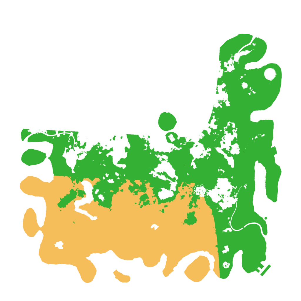 Biome Rust Map: Procedural Map, Size: 4500, Seed: 106403729