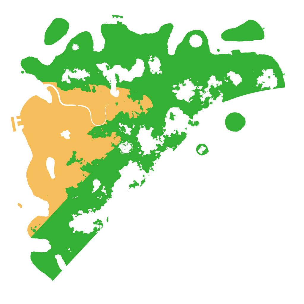 Biome Rust Map: Procedural Map, Size: 4200, Seed: 187741757